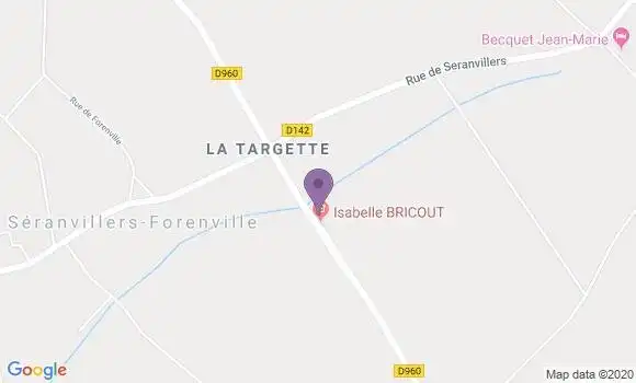 Localisation Isabelle Bricout