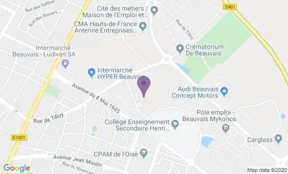 Localisation Elodie Duval