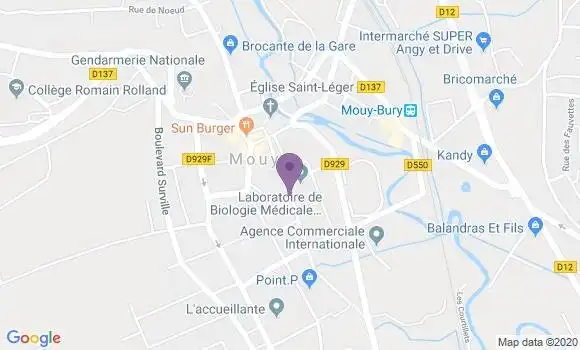 Localisation Antoine Billy