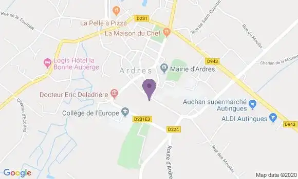 Localisation Pierre Bertin