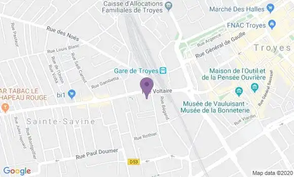 Localisation Marie Pierre Lassauzay Marquet