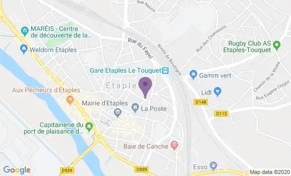 Localisation Perrine Dewidehem