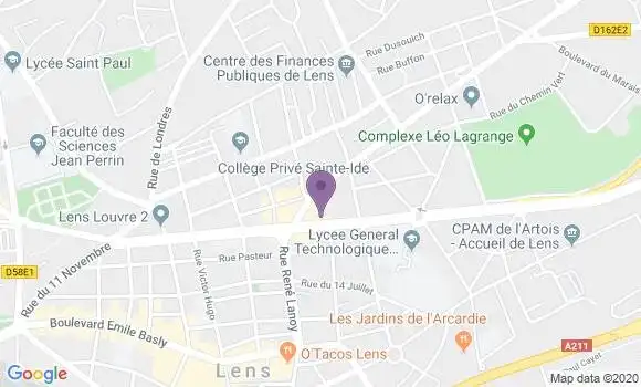 Localisation Catherine Donnez Hammé