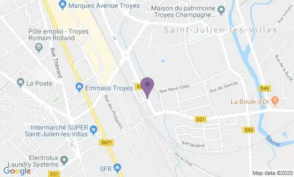 Localisation Thomas Modesto
