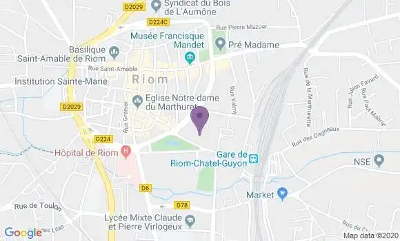 Localisation Christian Prieur
