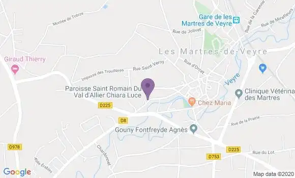 Localisation Michel Faure