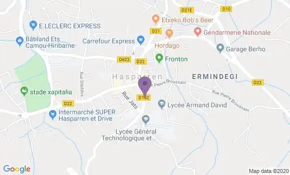 Localisation Aurore Douce