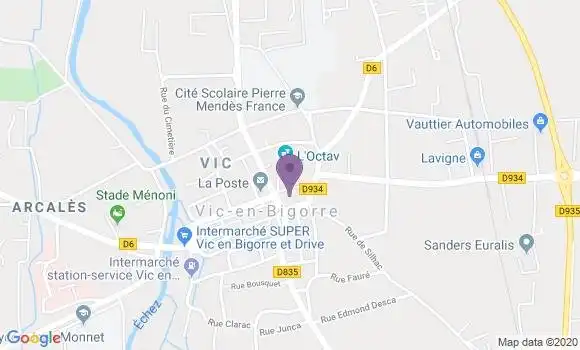 Localisation Camille Laclote