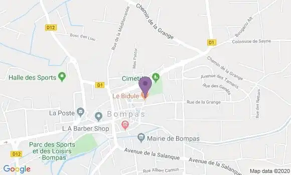 Localisation Elisabeth Porteils