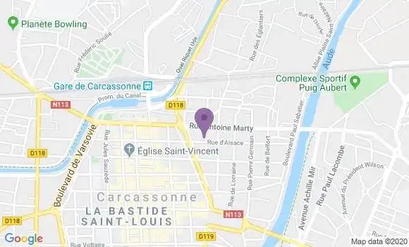 Localisation Adrien Benet