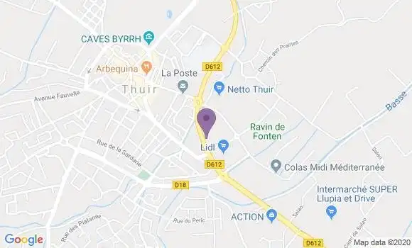Localisation Fabrice De Jong