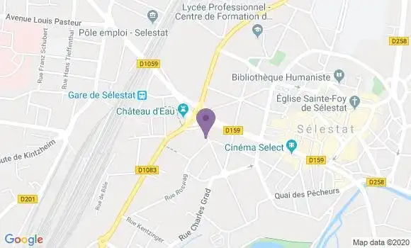 Localisation Eve Kleinclaus