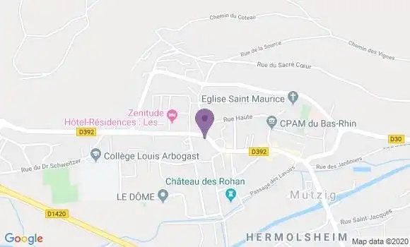 Localisation Cécile Collin