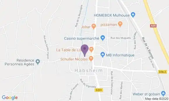 Localisation Martine Mattern