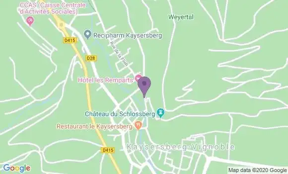 Localisation Elisabeth Hissung