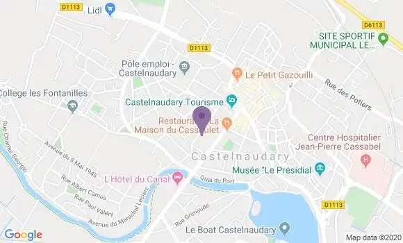 Localisation Elisabeth Escafre