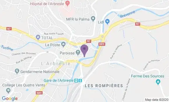 Localisation Lydie Chosson