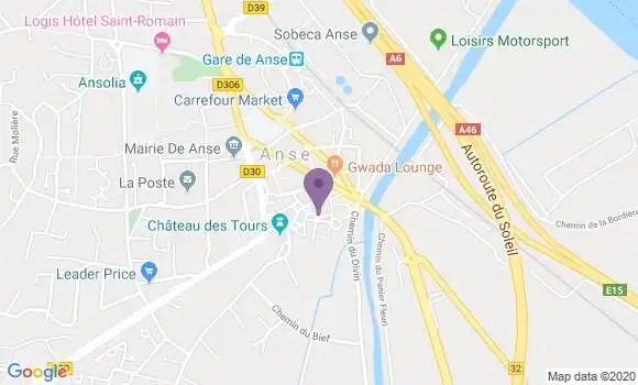 Localisation Caroline Bourseau