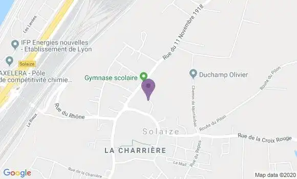 Localisation Pauline Achain