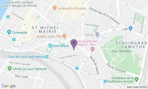 Localisation Jean Arnaud Baridon