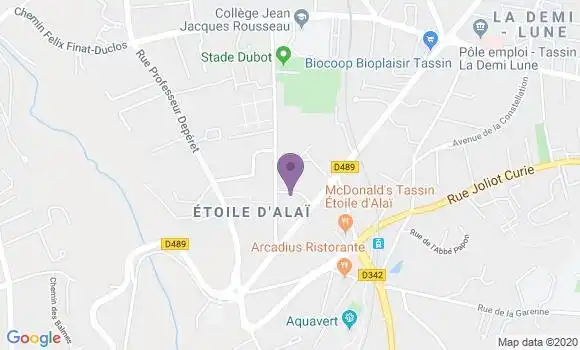 Localisation Pauline Touchard