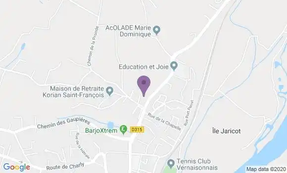 Localisation Sébastien Vernay