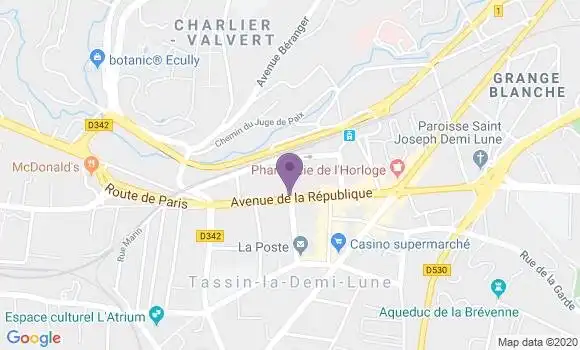 Localisation Nathalie Pierrefils