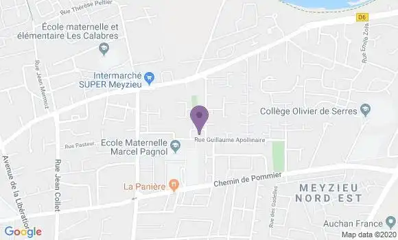 Localisation Carole Moutairou
