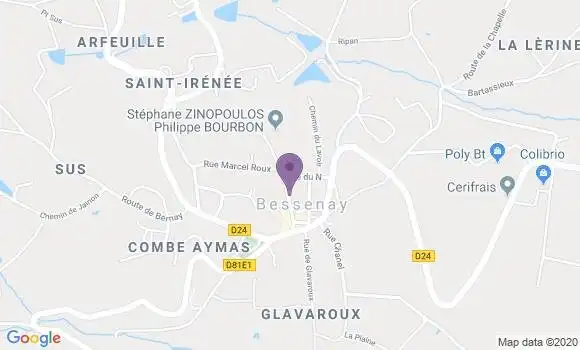 Localisation Marie Thérèse Ogier Manaut