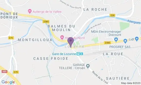 Localisation Lucrèce Mazagol