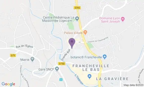 Localisation Chantal Gardette