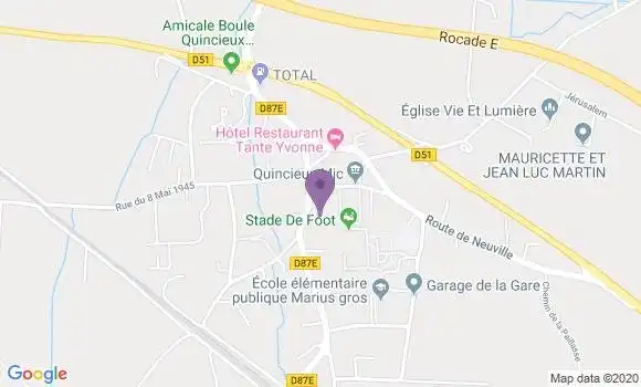 Localisation Caroline Desplanche
