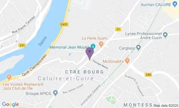 Localisation Olivier Diry