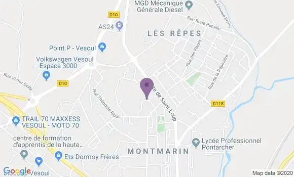 Localisation Pauline Jourdain