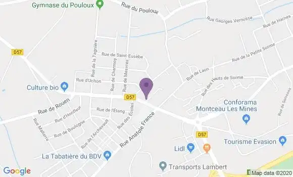 Localisation Vincent Jamet