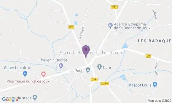 Localisation Pauline Marmorat
