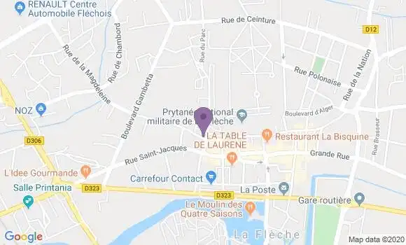 Localisation Julie Chalain