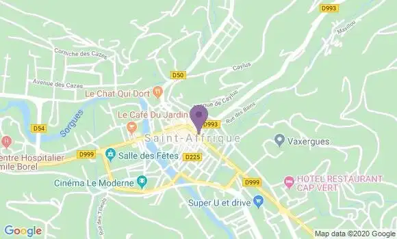 Localisation Sabine Serres