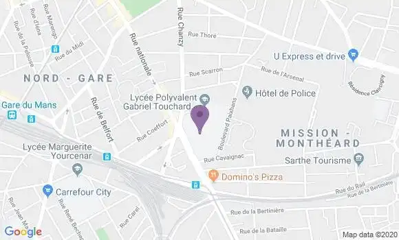 Localisation Alexandra Huard