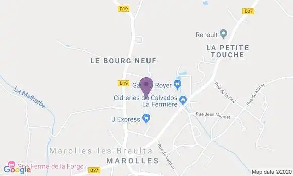 Localisation Antoine Fredot