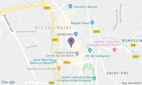 Localisation Muriel Chateau