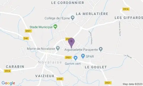 Localisation Virginie Pomel