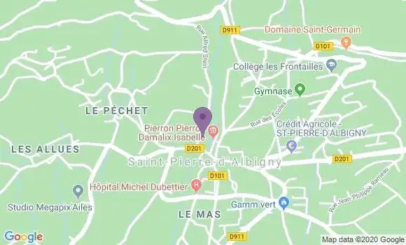 Localisation Sylvie Rubbo