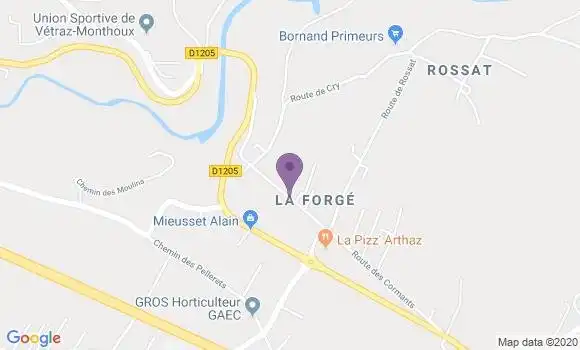 Localisation Stéphane Blain