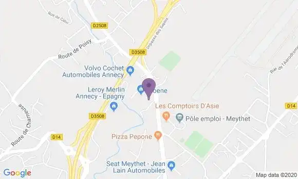 Localisation Thomas Pigault