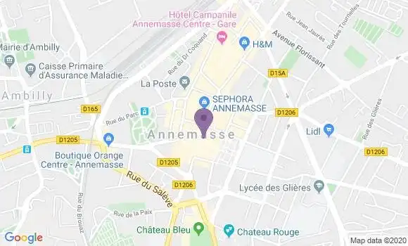 Localisation Evelyne Meynet