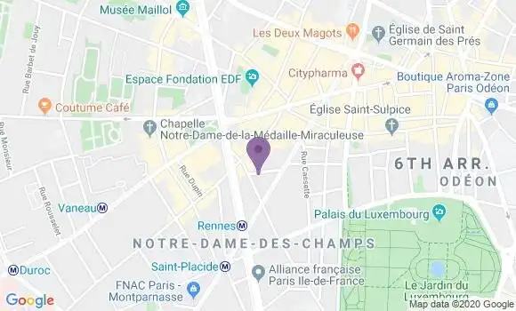Localisation Myrtille Gary
