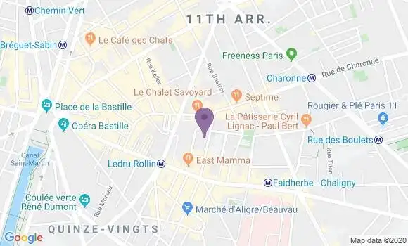 Localisation Sarah Recoules