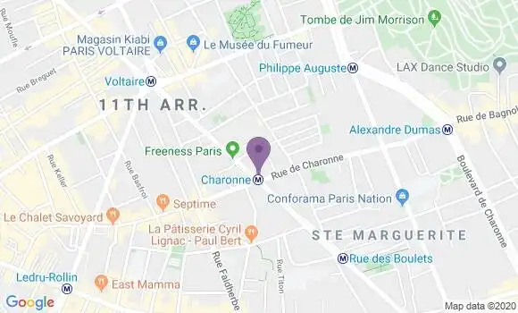 Localisation Christel Sabatier
