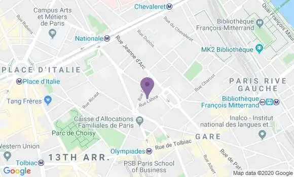 Localisation Sandra Lescure